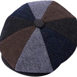 Mens Flat Caps UK 8 Panel Peaky - Image 6