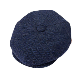 Mens Flat Caps UK 8 Panel Peaky